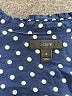 J.Crew Polka Dots Blue Long Sleeve Blouse Size 6 - photo 7