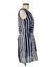 oasis 100% Polyester Stripes Blue Casual Dress Size 8 - photo 4