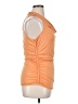M.S.S.P. Color Block Solid Orange Sleeveless Top Size XL - photo 4