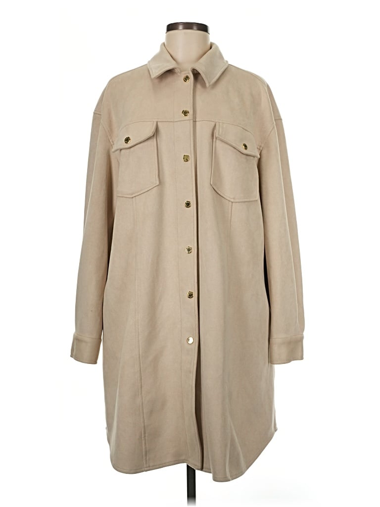 Pre-owned Marc New York Andrew Marc Trenchcoat In Tan