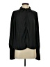Free People 100% Polyester Black Long Sleeve Blouse Size S - photo 1