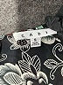 CAbi 100% Rayon Floral Black Cocktail Dress Size S - photo 7