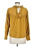 Eri + Ali Gold Long Sleeve Blouse Size M - photo 2