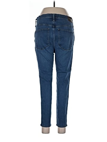 Madewell Petite 10" High-Rise Roadtripper Supersoft Jeans in Playford Wash (view 2)