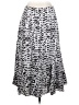 Bold Elements 100% Polyester Animal Print Silver Casual Skirt Size S - photo 2