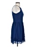 Francesca's 100% Polyester Blue Cocktail Dress Size XS - photo 4
