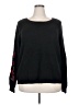 Charlotte Russe 100% Acrylic Graphic Black Pullover Sweater Size 2X - photo 1