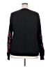 Charlotte Russe 100% Acrylic Graphic Black Pullover Sweater Size 2X - photo 2