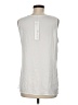 Renuar 100% Polyester White Sleeveless Blouse Size M - photo 2