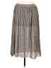 St. Tropez West Metallic Gray Casual Skirt Size L - photo 2