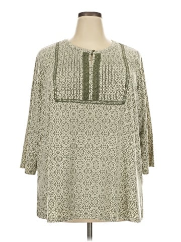 Bridgehampton Isaac Mizrahi Live! 3/4 Sleeve Blouse (view 1)