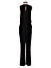 Spense Solid Black Jumpsuit Size 4 - photo 2