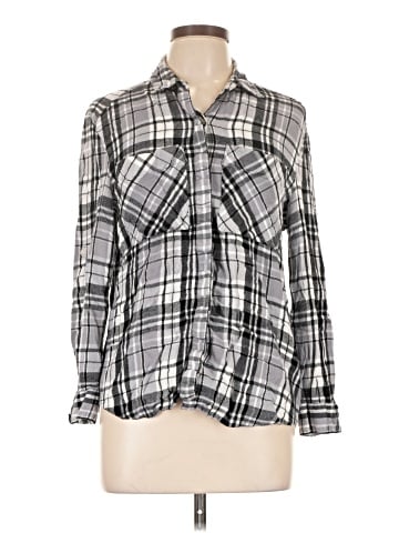 Express Long Sleeve Button-Down Shirt (view 1)