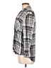 Express Plaid Gray Long Sleeve Button-Down Shirt Size L - photo 5