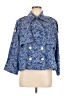 Derek Lam 10 Crosby Floral Blue Jacket Size L - photo 1