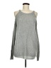 Sanctuary 100% Acrylic Silver Sweater Vest Size M - photo 1