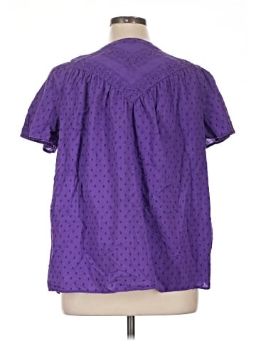 Lane Bryant Short Sleeve Blouse (view 2)
