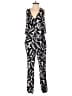 Gap Outlet 100% Rayon Graphic Black Jumpsuit Size XS - photo 1