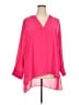 ELOQUII 100% Polyester Pink 3/4 Sleeve Blouse Size 20 - photo 1