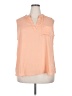 Derek Heart 100% Polyester Orange Sleeveless Blouse Size 2X - photo 1