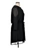 DR2 100% Polyester Solid Black Casual Dress Size XL - photo 4