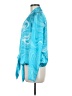 Amanda Uprichard 100% Polyester Blue Kimono Size L - photo 5