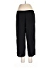 Eileen Fisher 100% Silk Solid Black Active Pants Size L (petite) - photo 2