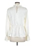 Scoop Ivory Long Sleeve Blouse Size L - photo 2