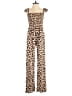 Tiare Hawaii Animal Print Brown Jumpsuit One size - photo 1