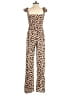 Tiare Hawaii Animal Print Brown Jumpsuit One size - photo 2