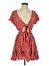 Shein 100% Rayon Floral Red Casual Dress Size 4 - photo 1