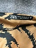 Zara Animal Print Tan Cocktail Dress Size XS - photo 6