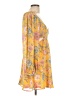 Forever 21 100% Polyester Paisley Yellow Casual Dress Size L - photo 4