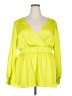 Torrid 100% Polyester Yellow Long Sleeve Blouse Size 2X Plus (2) - photo 1