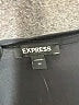 Express Solid Black Casual Dress Size XS - photo 7