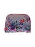 Adrienne Vittadini Floral Purple Makeup Bag One size - photo 1