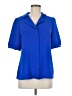 Grace Karin Blue Short Sleeve Blouse Size M - photo 1