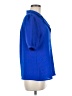 Grace Karin Blue Short Sleeve Blouse Size M - photo 4