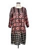 Roberta Freymann 100% Silk Print Black Casual Dress Size S - photo 1