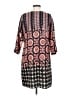 Roberta Freymann 100% Silk Print Black Casual Dress Size S - photo 2