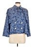 Derek Lam 10 Crosby Floral Blue Jacket Size L - photo 1
