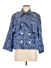 Derek Lam 10 Crosby Floral Blue Jacket Size L - photo 1