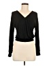 Express Black Long Sleeve Top Size M - photo 1