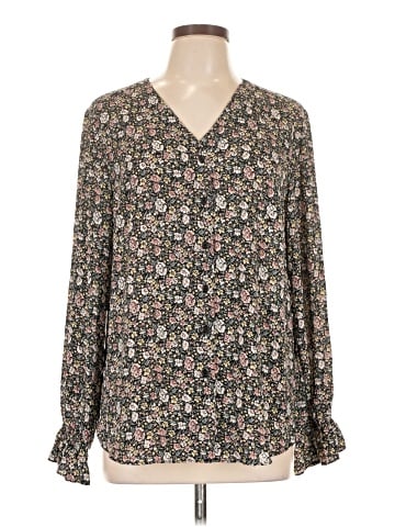 T Tahari Long Sleeve Blouse (view 1)