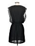 H&M 100% Polyester Solid Black Casual Dress Size 4 - photo 2