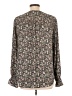T Tahari 100% Polyester Brown Long Sleeve Blouse Size L - photo 2