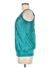 Iz Byer 100% Polyester Teal Sleeveless Blouse Size M - photo 5