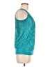 Iz Byer 100% Polyester Teal Sleeveless Blouse Size M - photo 4