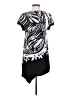 Chico's Graphic Black Casual Dress Size S - photo 2