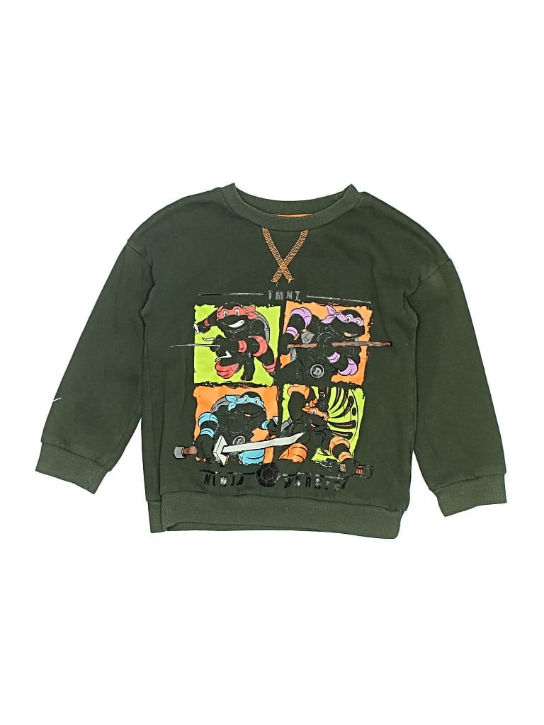 Pre-owned Nickelodeon Kids' Sweatshirt In Green